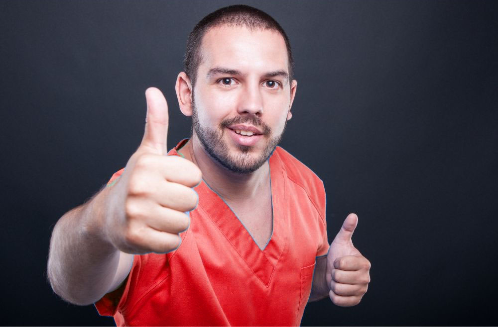 Pflegeassistent Stockbild